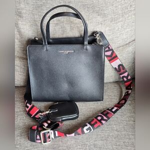 KARL LAGERFIELD OF PARIS NEW WITH TAGS Maybelle Two-Way crossbody Satchel